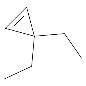 Cyclopropene, 3,3-diethyl- structure