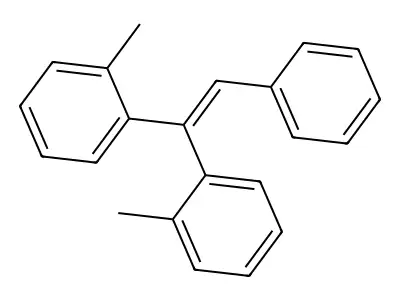 1,1-Bis(O-tolyl)-2-phenylethylene structure