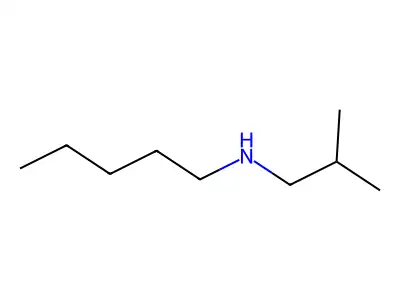 1-Pentanamine, N-(2-methylpropyl)- structure