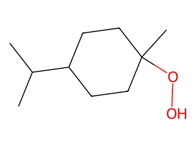 1-氢过氧化对薄荷烷 structure