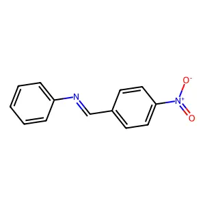 (4-Nitrobenzylidene)aniline structure