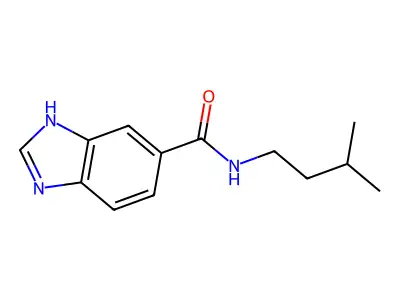 n-Isopentyl-1h-benzo[d]imidazole-5-carboxamide structure