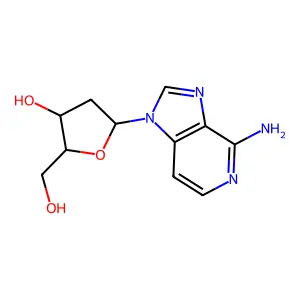 3-Deaza-2'-deoxyadenosine structure