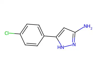 3-Amino-5-(4-chlorophenyl)pyrazole structure