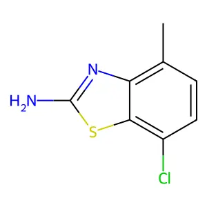 7-Chloro-4-methyl-1,3-benzothiazol-2-amine structure