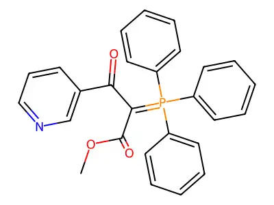 Methyl I(2)-oxo-I+/--(triphenylphosphoranylidene)-3-pyridinepropanoate structure