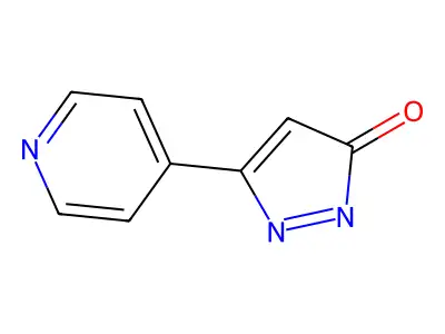 3-(pyridin-4-yl)-1H-pyrazol-5-ol structure