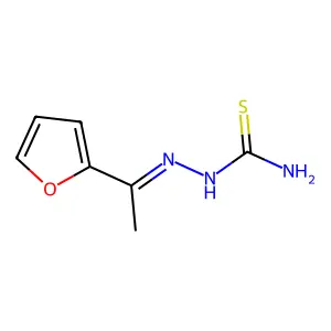 [1-(Furan-2-yl)ethylideneamino]thiourea structure
