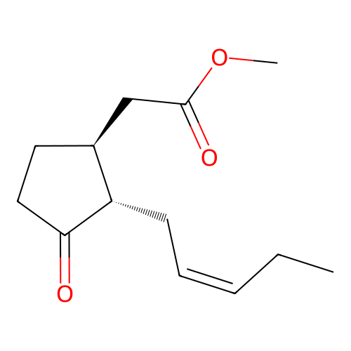 Methyl dl-jasmonate structure