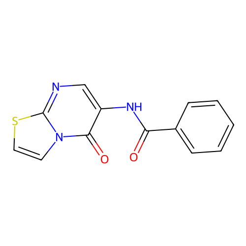 N-(5-oxo-5H-[1,3]thiazolo[3,2-a]pyrimidin-6-yl)benzamide structure