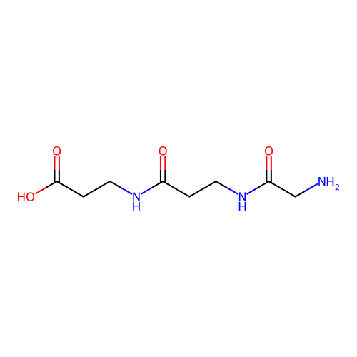 H-Gly-b-Ala-b-Ala-OH structure