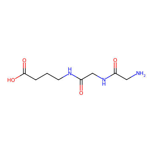 4-[[2-[(2-Aminoacetyl)amino]acetyl]amino]butanoic acid structure