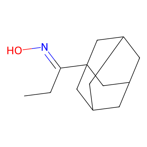 1-Adamantan-1-YL-propan-1-one oxime structure