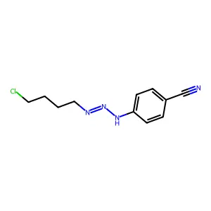 4-[(2E)-3-(4-Chlorobutyl)triaz-2-en-1-yl]benzonitrile structure
