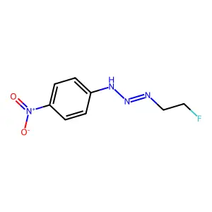 N-(2-Fluoroethyldiazenyl)-4-nitro-aniline structure