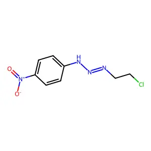 N-(2-Chloroethyldiazenyl)-4-nitro-aniline structure