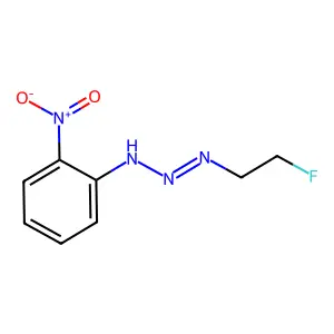 (1E)-1-(2-Fluoroethyl)-3-(2-nitrophenyl)triaz-1-ene structure