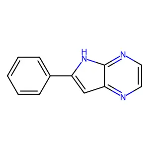 6-Phenyl-5H-pyrrolo[2,3-b]pyrazine structure