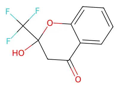 2-hydroxy-2-(trifluoromethyl)-2,3-dihydro-4H-chromen-4-one structure