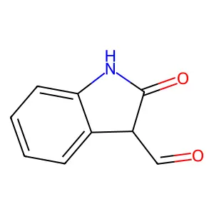 2-氧代-2,3-二氢-1H-吲哚-3-甲醛 structure