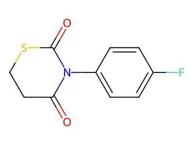 3-(4-Fluorophenyl)-1,3-thiazinane-2,4-dione structure