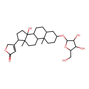 2,6-Dideoxy-3-O-methyl-arabino-hexose structure