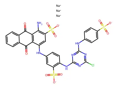Blue FPG-A (trisodium) structure