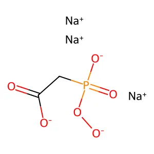 Acetic acid, 2-hydroxy-2-phosphono-, sodium salt (1:3) structure