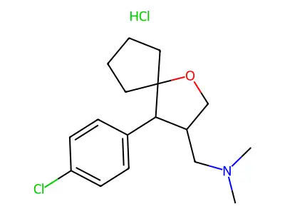 C17H24ClNO.ClH structure