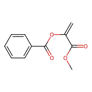 Methyl 2-(benzoyloxy)-2-propenoate structure