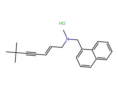 盐酸特比萘芬 structure