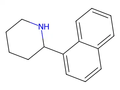 2-(Naphthalen-1-yl)piperidine structure