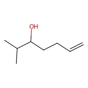 2-Methyl-6-hepten-3-ol structure