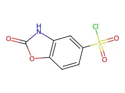 2-Oxo-2,3-dihydro-1,3-benzoxazole-5-sulfonyl chloride structure