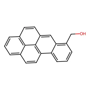 Benzo(a)pyren-7-ylmethanol structure