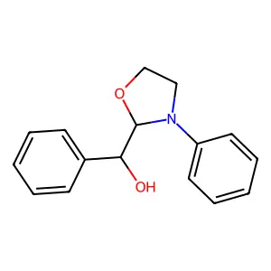 2-Oxazolidinemethanol, alpha,3-diphenyl- structure