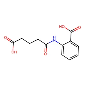 2-[(4-Carboxybutanoyl)amino]benzoic acid structure