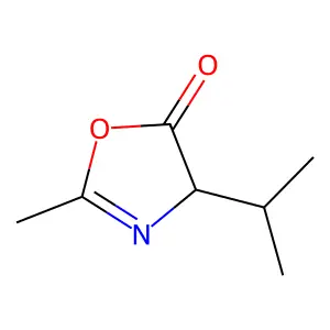 2-Methyl-4-(1-methylethyl)-5(4H)-oxazolone structure