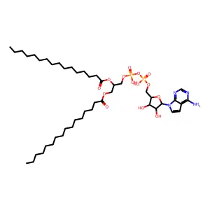 结核菌素5'-二磷酸-5'-1,2-二棕榈酸酯 structure