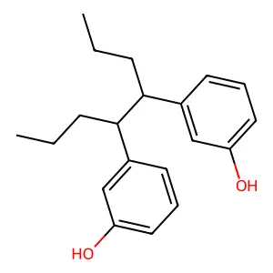 3-[5-(3-Hydroxyphenyl)octan-4-yl]phenol structure