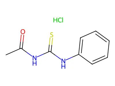 1-Acetyl-3-phenylamidine thiocarbamide structure