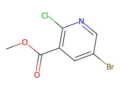 Methyl 5-bromo-2-chloronicotinate structure