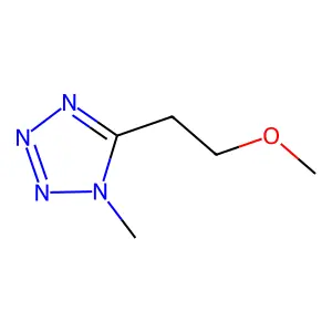 5-(2-Methoxyethyl)-1-methyl-1H-tetrazole structure