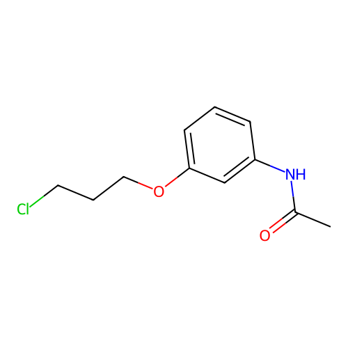 N-[3-(3-Chloropropoxy)phenyl]acetamide structure