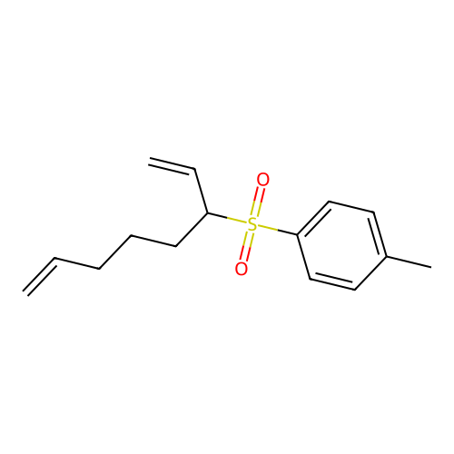 1-Methyl-4-[(1-vinyl-5-hexenyl)sulfonyl]benzene structure