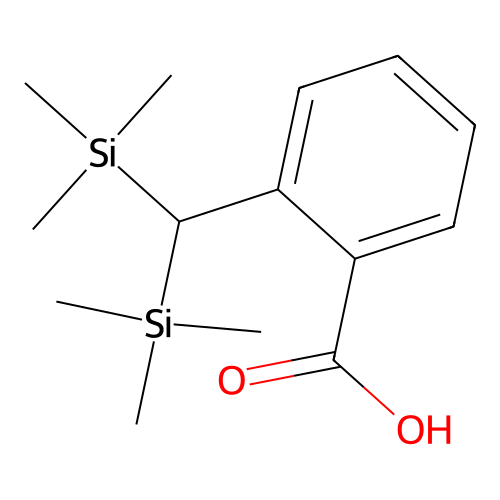 2-[Bis(trimethylsilyl)methyl]benzoic acid structure