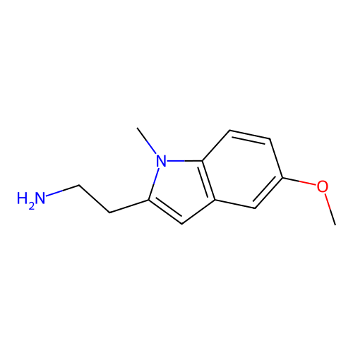 2-(5-methoxy-1-methyl-1H-indol-2-yl)ethanamine structure