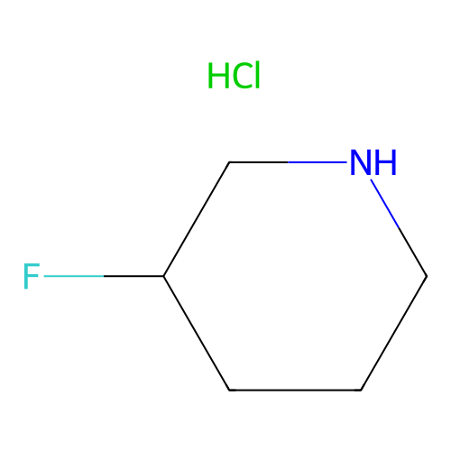 3-Fluoropiperidine HCl structure