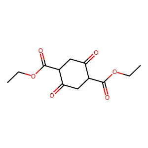 1,4-Cyclohexanedicarboxylic acid, 2,5-dioxo-, 1,4-diethyl ester structure
