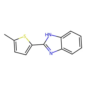 2-(5-Methyl-2-thienyl)-1H-benzimidazole structure